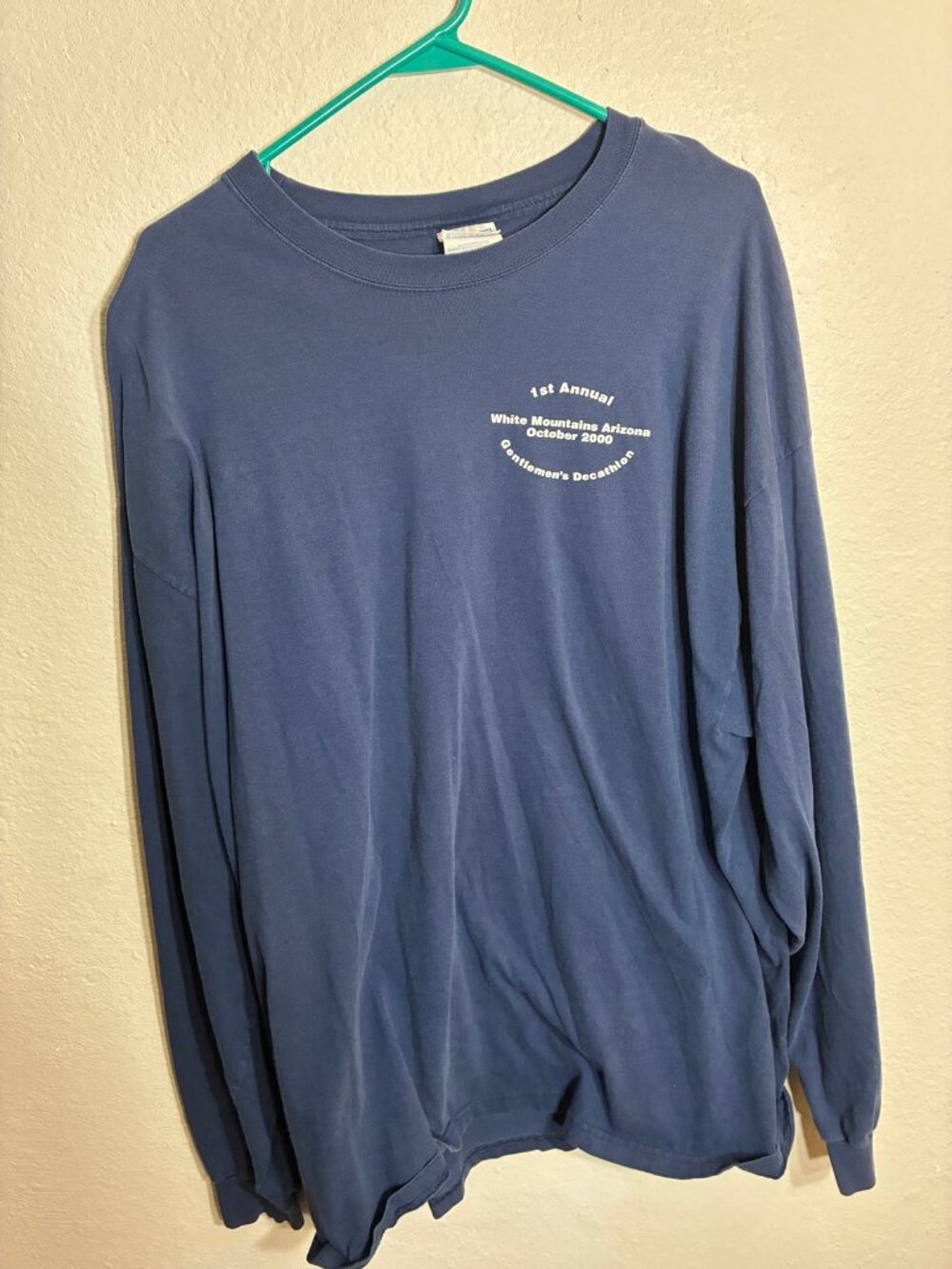 Hanes Beefy-T Gentlemens Decathlon 2000 Long Sleeve XXL